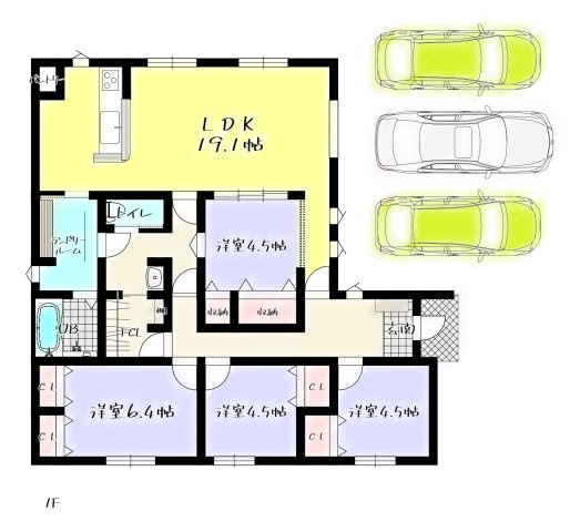 【間取り】の画像