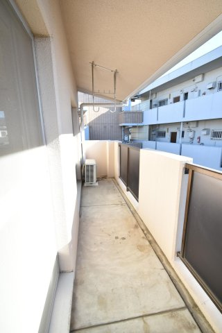 真子ビルⅤのバルコニー|陽当たり良好なバルコニーです♪