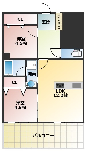 【間取り】 | AXIA VonHotakubo