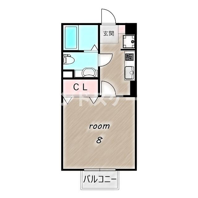 ナカイパレスBの間取り|高崎、前橋、伊勢崎エリアのお部屋探しはエンドスケープまで！お客様の理想お聞かせ下さい♪