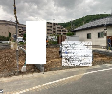 【前面道路含む現地写真】 | リーブルガーデン南丹市園部駅前 | 前面道路含む現地写真