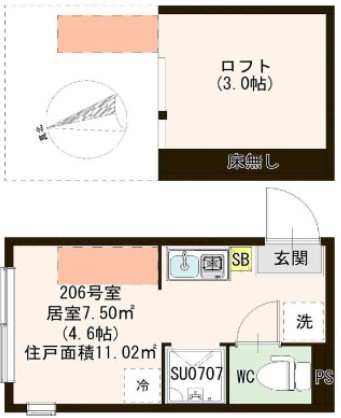 クリエイティブテラス東葛西の間取り
