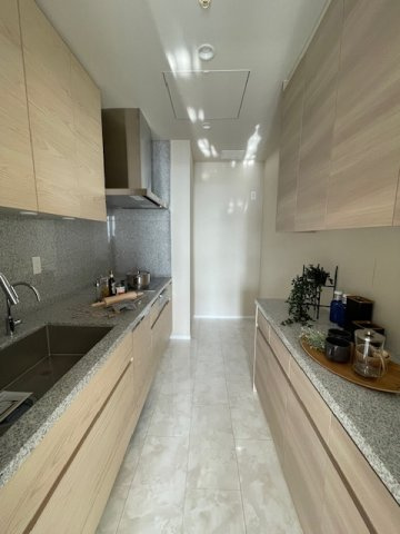 ザ・パークハウス晴海タワーズ ティアロレジデンスのキッチン|4.6帖のシステムキッチン