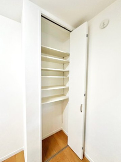 【収納】 | 大阪市東淀川区下新庄４丁目　築後未入戸建 | 【収納】こちらは、キッチンに完備されている収納です。調味料やレトルト食品などをストックできとても便利ですね。