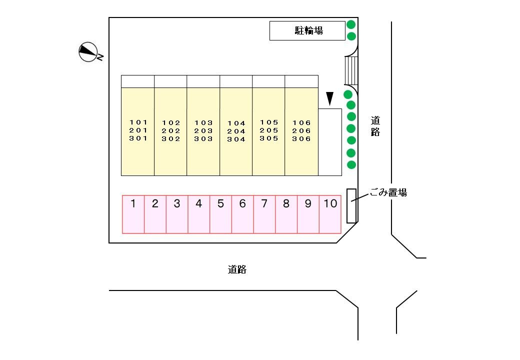 サンヒルズ柏Ｃの区画図