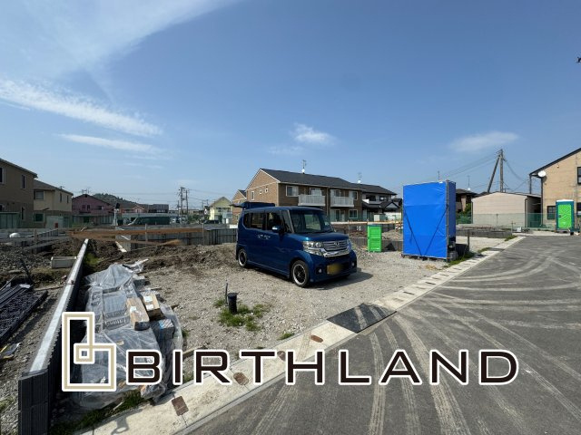 新築戸建・建売　小名浜燈籠原第1　Livele Garden　全10棟の外観|3号棟　建築中です！2025/5/21撮影