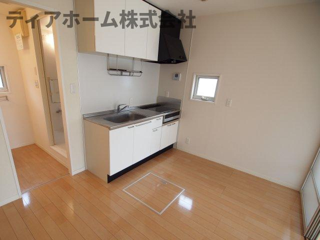 ラフィーネ三室参番館のキッチン|きれいなキッチンです