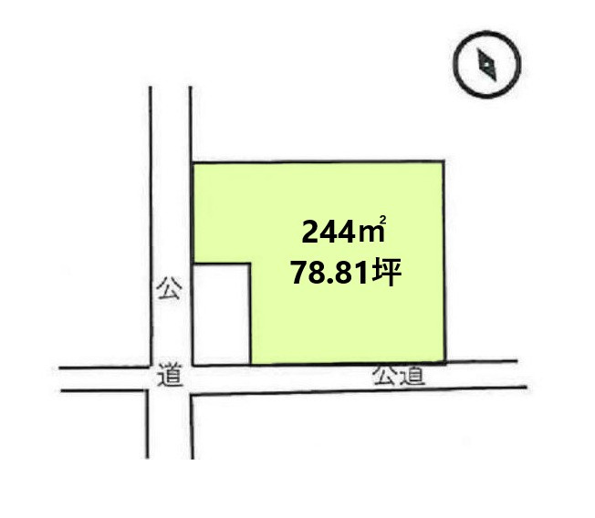 土浦市大手町　売地の土地図