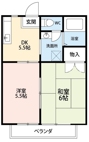 【間取り】 | メゾン坂左右