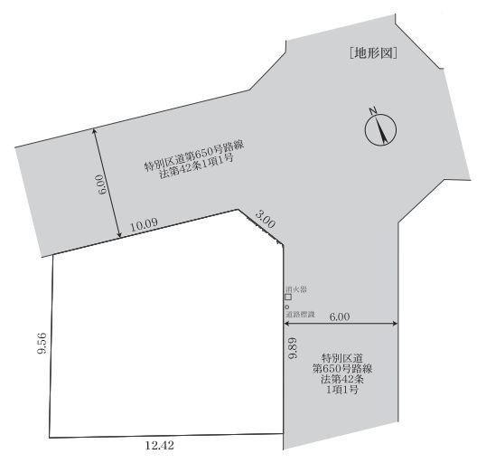 【区画図】 | 杉並区永福３丁目　新築戸建て | 西永福駅より徒歩2分の駅チカ好立地です