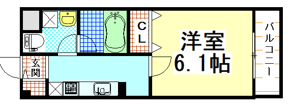 セレブ上小阪の間取り