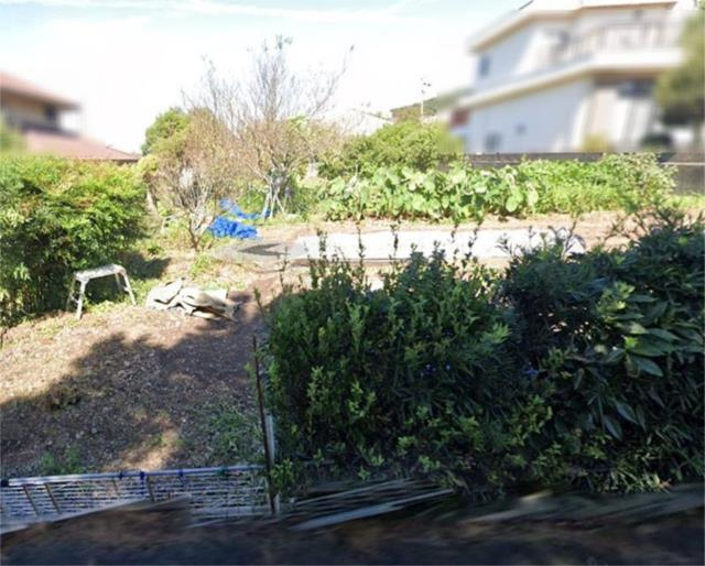 売地　豊橋市大岩町字北山6-585,6-584,6-579の外観|現地　南側　※セットバックを要します。