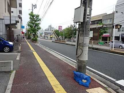 南区皆実町３丁目の前面道路含む現地写真