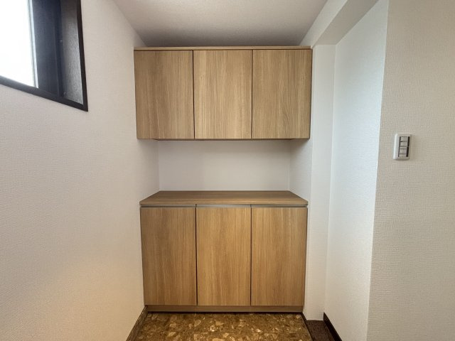 藤和シティコープ一社の玄関|大容量のシューズボックス