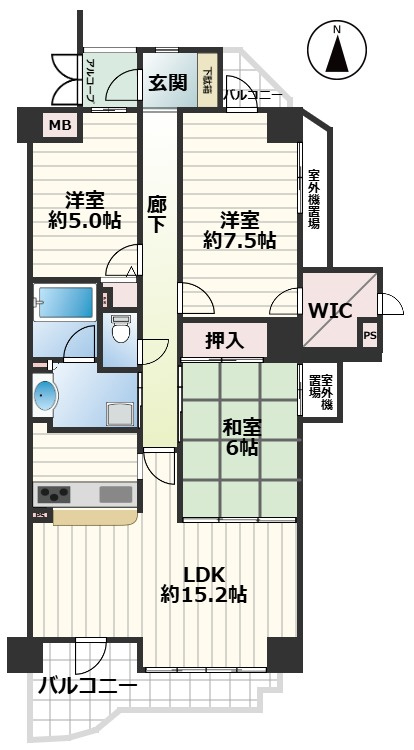 藤和シティコープ一社の間取り|間取図