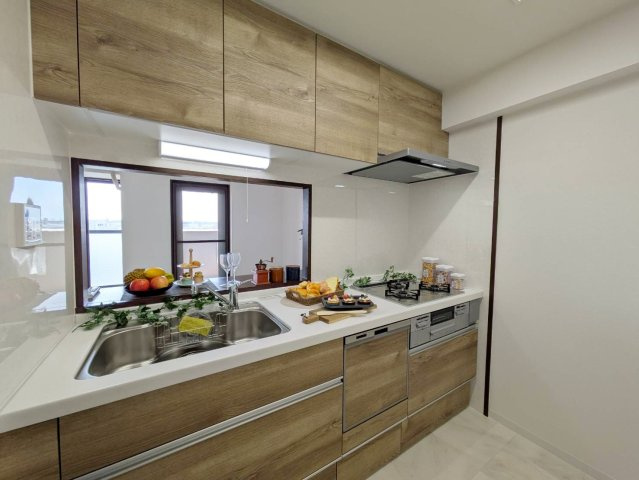 藤和シティコープ一社のキッチン|家族団欒できる対面キッチン