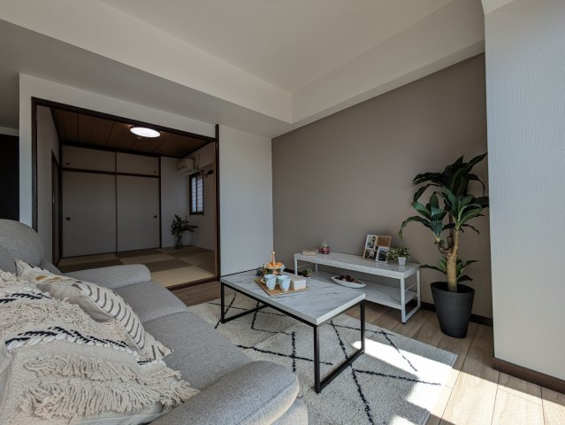 藤和シティコープ一社の和室|リビング続きの和室