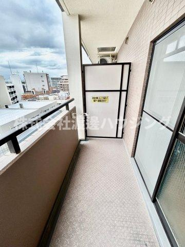 パークフラッツ江坂のバルコニー