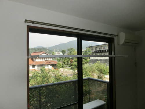 カーサ焼山中央E棟のバルコニー