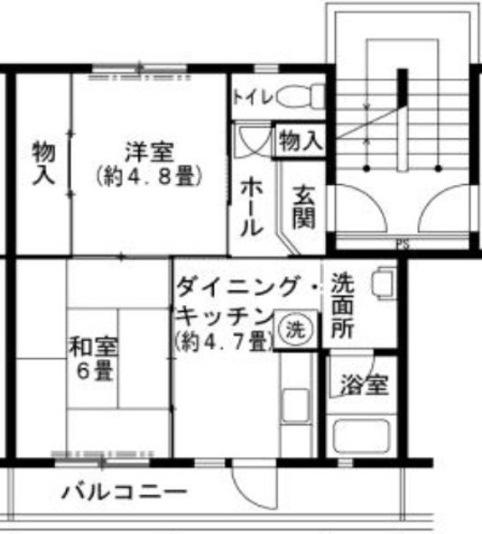 新多聞３Ｋの間取り