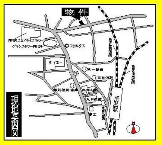 プレミール・オークスの地図|★現地案内図★