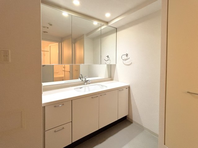 ファミールあざみ野スカーレットヒルズの独立洗面台