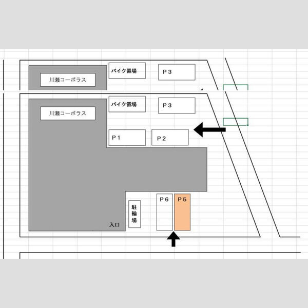 世田谷区北烏山７丁目の店舗事務所の区画図