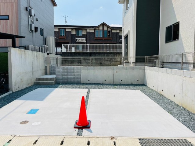 事業用／菊池郡大津町引水／29号棟の駐車場|駐車スペースは2台分。