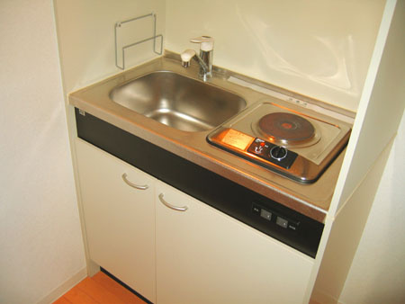 和泉市池田下町のハイツのキッチン|使いやすいキッチンです