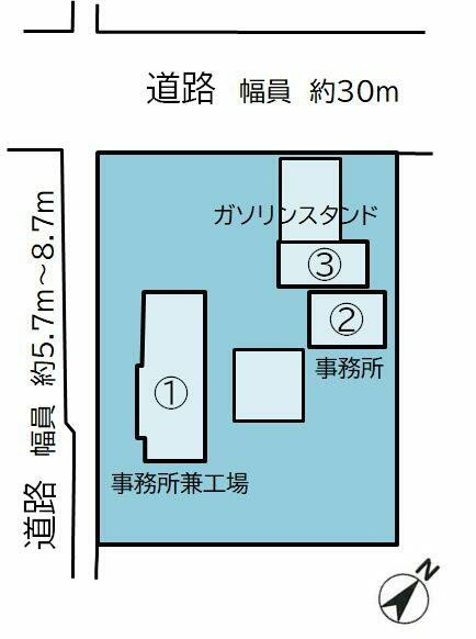 事業用物件　豊橋市神野新田町ヲノ割１６－１外５筆
