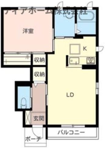 シャーメゾン秋山Aの間取り
