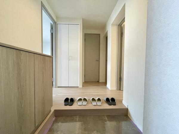 ハイコーポ長岡京B棟の玄関