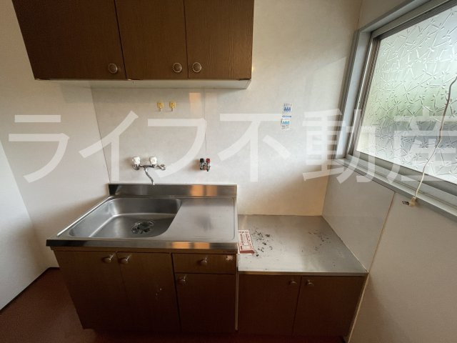 福井マンションのキッチン|きれいなキッチンです