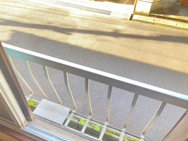 成光荘のバルコニー