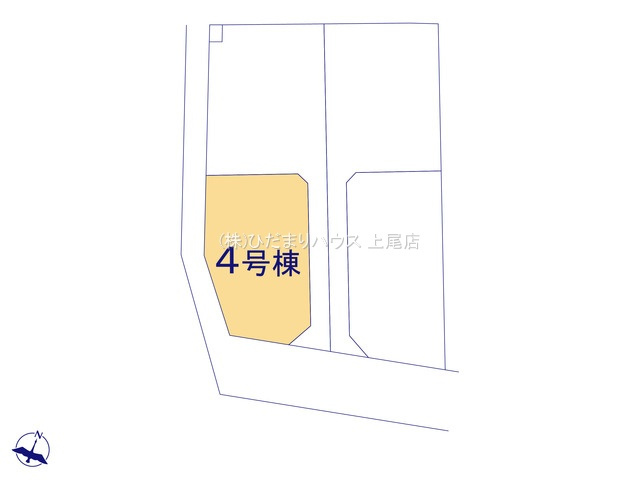 川島町伊草第2　新築戸建　クレイドルガーデン04の区画図