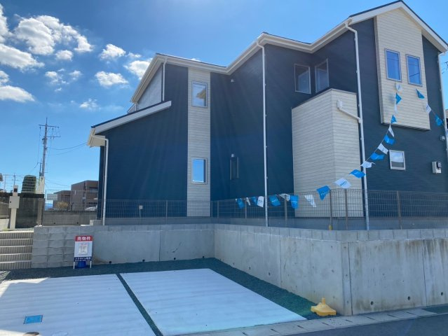 菊池郡大津町引水／30号棟／の駐車場|駐車スペースは2台分。