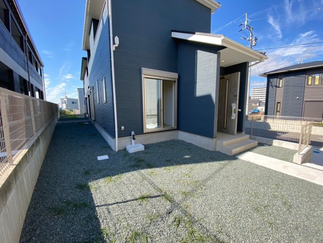 菊池郡大津町引水／30号棟の庭|プライベートなお庭スペース。