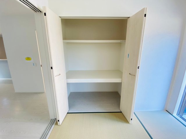 菊池郡大津町引水／30号棟の収納|和室の収納は奥行きたっぷり。