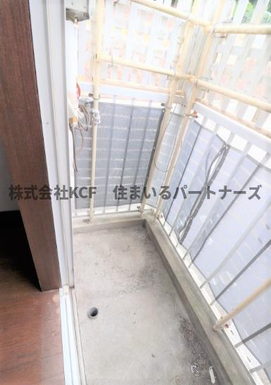 シャンタルIIのバルコニー|陽当たり良好なバルコニーです