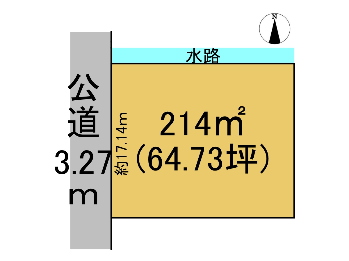 売土地　大垣市笠木町　64.37坪