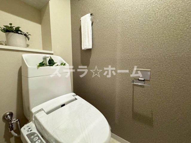 ギャラリーコート豊中・中桜塚のトイレ|落ち着いた色調のトイレです