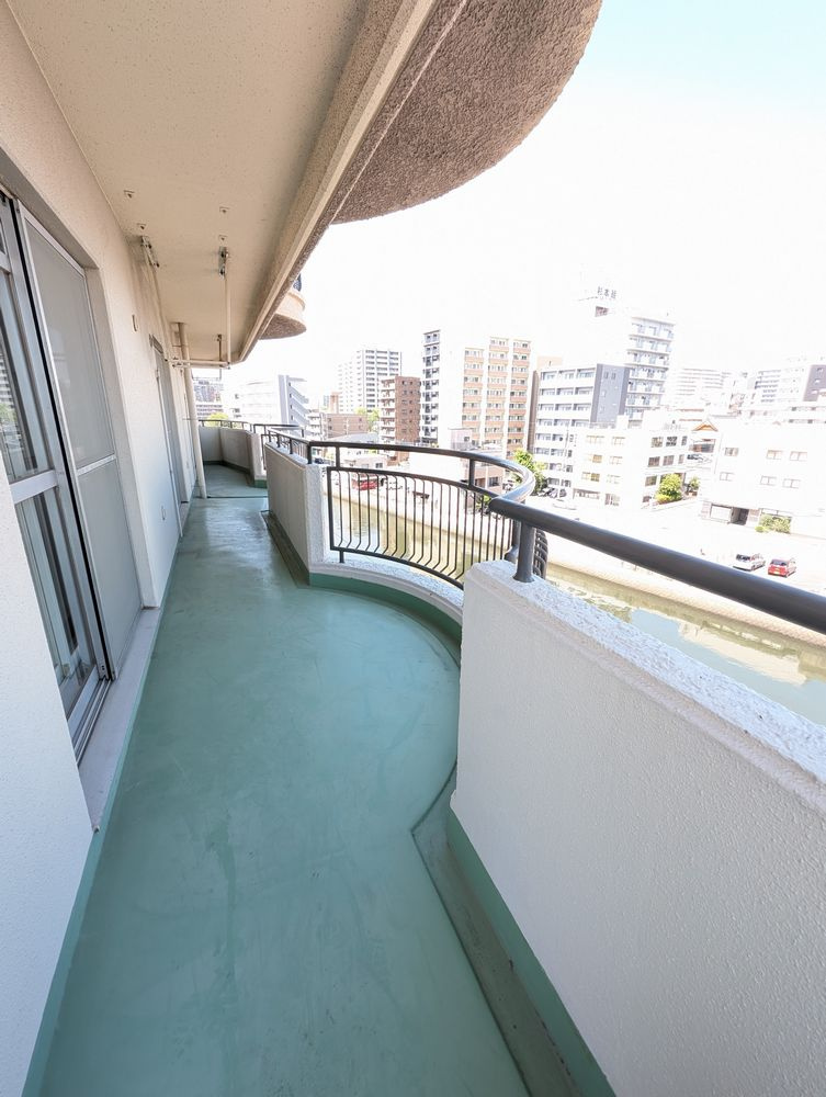 一光ハイツ尾頭橋のバルコニー|バルコニー