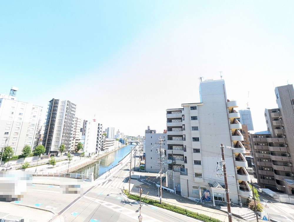 一光ハイツ尾頭橋の展望|バルコニーからの眺望①