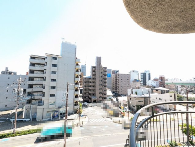 一光ハイツ尾頭橋の展望|バルコニーからの眺望②