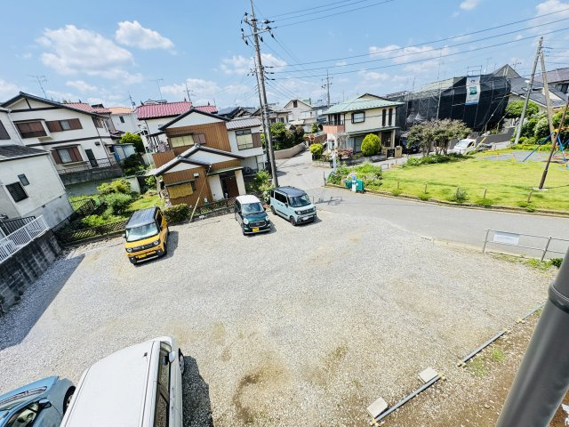 流山市東深井新築戸建【東深井小学校：9分】の駐車場|バルコニーより西側眺望