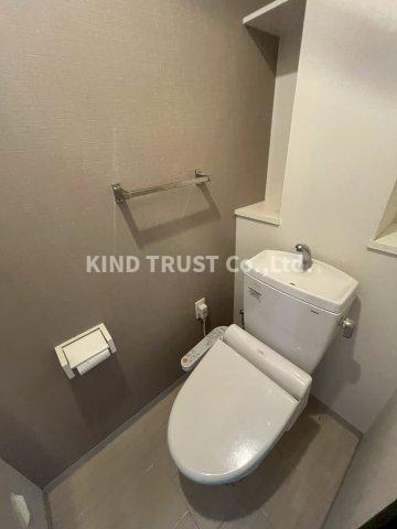 エスヴェール北梅田のトイレ|コンパクトで使いやすいトイレです