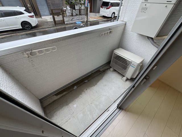 SEED豊中のバルコニー
