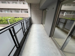 Fujiman南森町のバルコニー