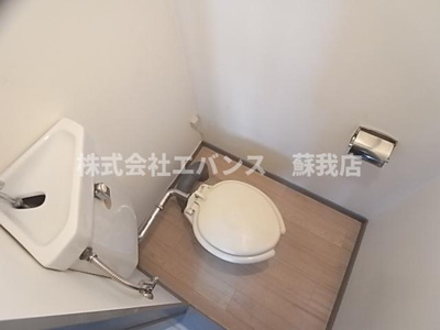 【トイレ】 | 蘇我野ハウス | 落ち着いた色調のトイレです
