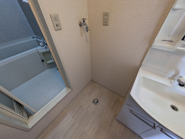 洗濯機置場です♪